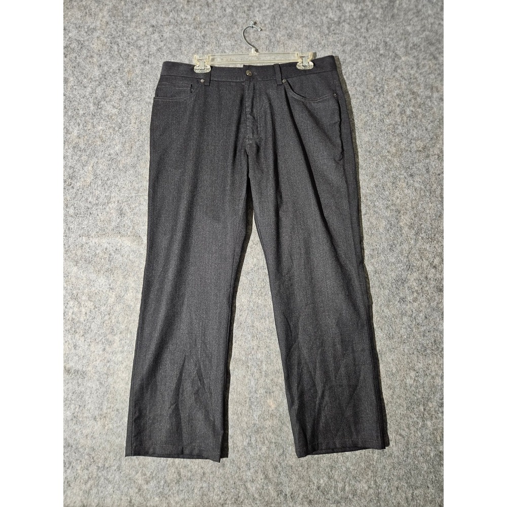 Ermenegildo Zegna Trousers Mens 34x26 Dark Gray Wool Straight Leg UVP03